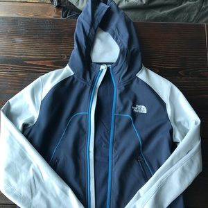 North Face tri color performance jacket
